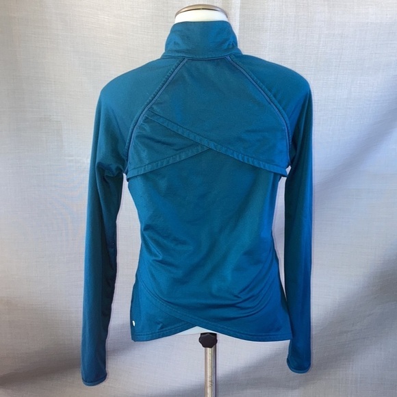 Sm Fabletics kimmy baltic teal green perfect condition performance track jacket - Picture 5 of 15
